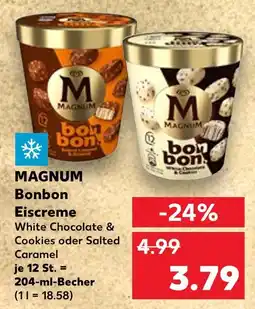 Kaufland Magnum white chocolate & cookies oder salted caramel Angebot