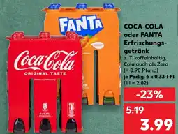 Kaufland Coca-cola coca-cola oder fanta erfrischungsgetränk Angebot