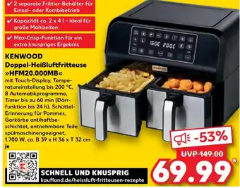 Kaufland Kenwood doppel-heißluftfritteuse hfm20.000mb Angebot