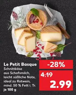 Kaufland Le petit basque schnittkäse Angebot