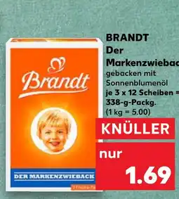 Kaufland Brandt der markenzwieback Angebot