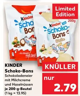Kaufland Kinder schoko-bons Angebot