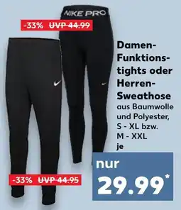 Kaufland Nike damen-funktionstights oder herren-sweathose Angebot