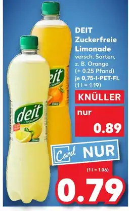 Kaufland Deit zuckerfreie limonade Angebot