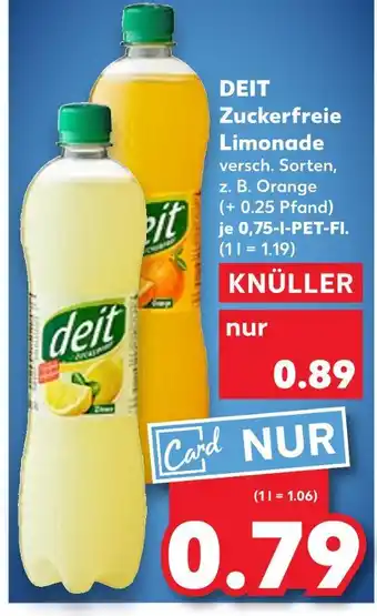 Kaufland Deit zuckerfreie limonade Angebot