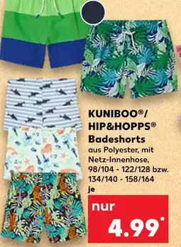 Kaufland Kuniboo/hip&hopps badeshorts Angebot