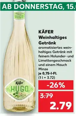 Kaufland Käfer weinhaltiges getränk Angebot