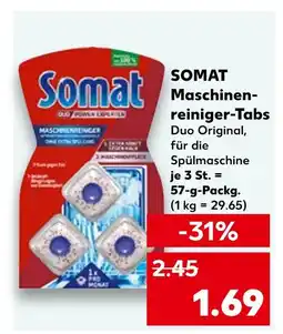 Kaufland Somat maschinenreiniger-tabs Angebot