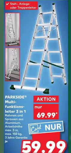 Kaufland Parkside multifunktionsleiter 3 in 1 Angebot