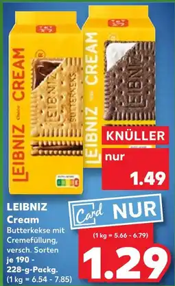 Kaufland Leibniz cream Angebot