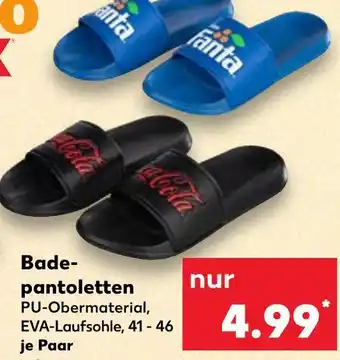 Kaufland Fanta, coca-cola badepantoletten Angebot