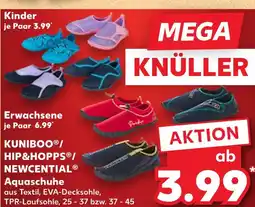 Kaufland Kuniboo, hip&hopps, newcential kinder oder erwachsene Angebot