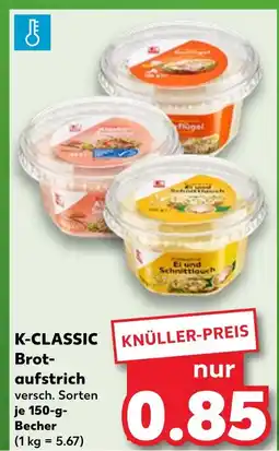 Kaufland K-classic brotaufstrich Angebot