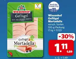 Combi Wiesenhof geflügel mortadella Angebot
