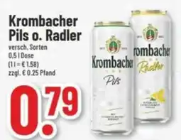 trinkgut Krombacher Pils o. Radler Angebot