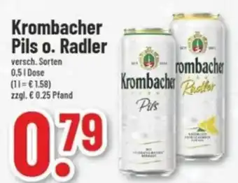 trinkgut Krombacher Pils o. Radler Angebot