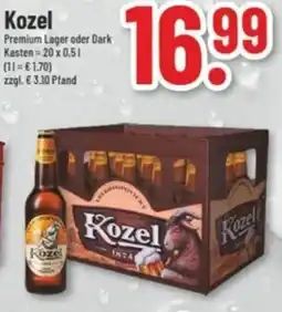 trinkgut Kozel Premium Lager oder Dark Angebot