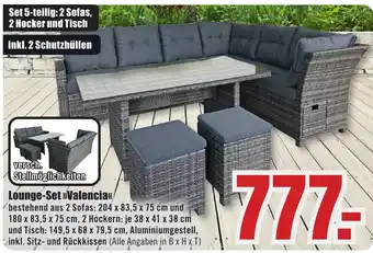 B1 Discount Baumarkt Lounge-Set "Valencia" Angebot