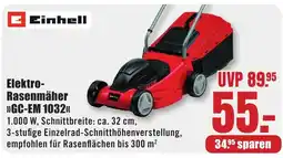 B1 Discount Baumarkt Einhell Elektro- Rasenmäher "GC-EM 1032" Angebot