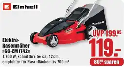 B1 Discount Baumarkt Einhell Elektro- Rasenmäher "GC-EM 1742" Angebot