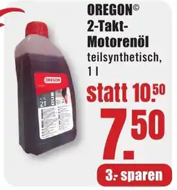B1 Discount Baumarkt OREGON 2-Takt- Motorenöl Angebot