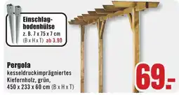 B1 Discount Baumarkt Pergola Angebot