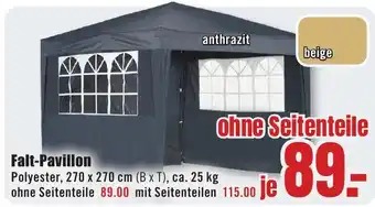 B1 Discount Baumarkt Falt-Pavillon Angebot