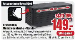 B1 Discount Baumarkt Kissenbox/ Mehrzwecktruhe >>Florida<< Angebot