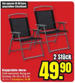 B1 Discount Baumarkt Klappstühle >>Nora<< Angebot