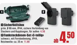 B1 Discount Baumarkt Funksteckdosen-Set »3-teilig<< Angebot