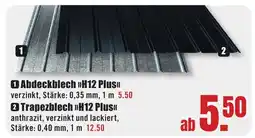 B1 Discount Baumarkt Abdeckblech >>H12 Plus<< Angebot