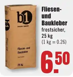 B1 Discount Baumarkt Fliesen- und Baukleber frostsicher Angebot