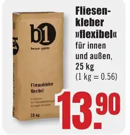 B1 Discount Baumarkt b1 Fliesen- kleber >>flexibel«< Angebot