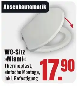 B1 Discount Baumarkt WC-Sitz >>Miami«< Angebot