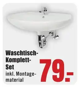 B1 Discount Baumarkt Waschtisch- Komplett- Set Angebot