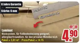 B1 Discount Baumarkt Laminat Angebot