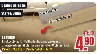 B1 Discount Baumarkt Laminat Angebot