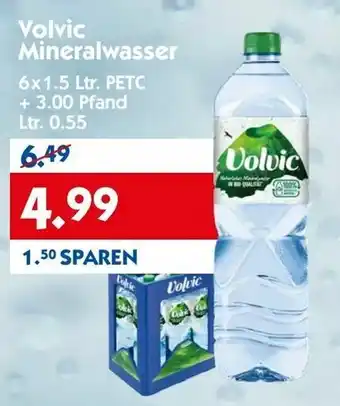 Hol'ab Getränkemarkt Volvic Mineralwasser 6x1,5L Angebot