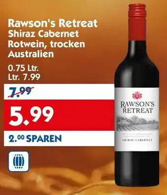 Hol'ab Getränkemarkt Rawson's Retreat Shiraz Cabernet 0,75L Angebot