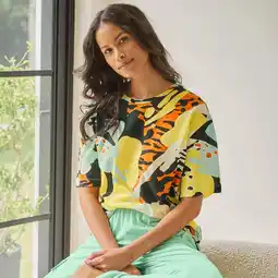 NKD Damen-Kombi-Oberteil mit Safari-Print Angebot