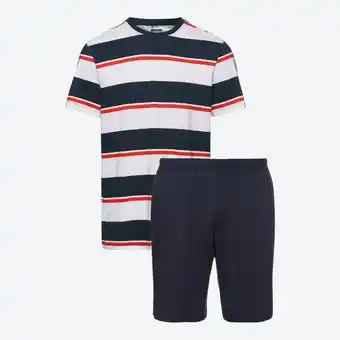 NKD Herren-Shorty mit Streifen-Oberteil, 2-teilig Angebot