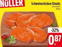 Edeka Schweinerücken-Steaks Angebot