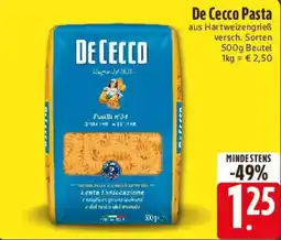 Edeka De Cecco Pasta Angebot