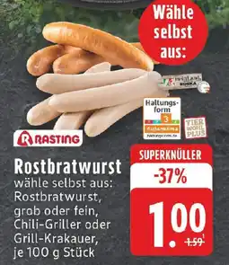 Edeka RASTING Rostbratwurst Angebot