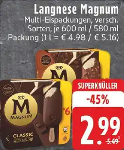 Edeka Langnese Magnum Angebot