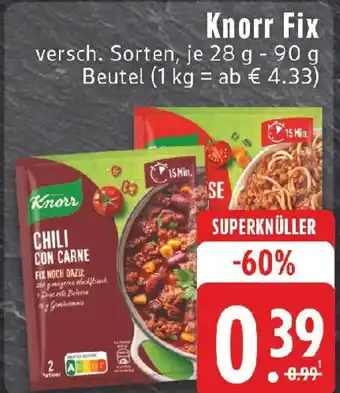 Edeka Knorr Fix Angebot