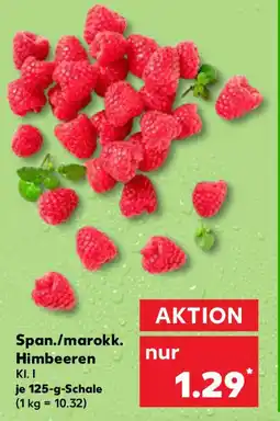 Kaufland Span./marokk. Himbeeren Angebot