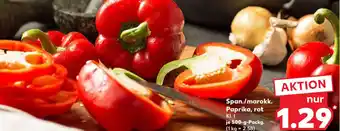 Kaufland Span./marokk. Paprika, rot Angebot