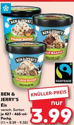 Kaufland BEN & JERRY'S Eis Angebot