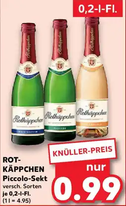 Kaufland ROT- KÄPPCHEN Piccolo-Sekt Angebot